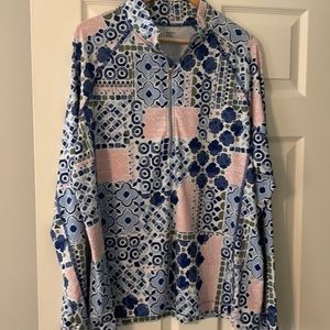 Crown and Ivy knit half zip, size xl